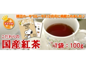 和紅茶の魅力♪【有機国産紅茶】雑誌カーサブルータス掲載！